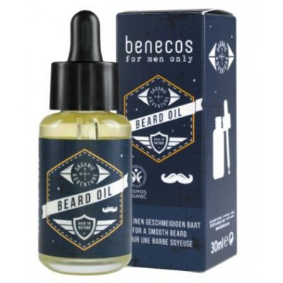 Miniaturka artykułu - Benecos Men Olejek do brody - 30 ml