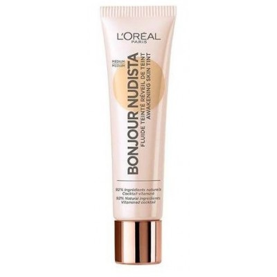 Miniaturka artykułu - L'OREAL Bonjour Nudista BB cream Medium, 30ml