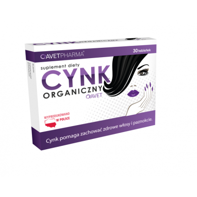 Miniaturka artykułu - Cynk organiczny - 30 tabletek