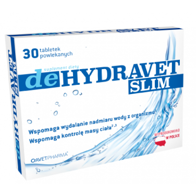 Miniaturka artykułu - Dehydravet Slim - 30 tabletek 
