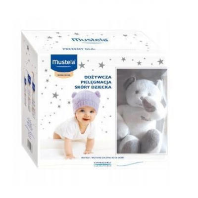Miniaturka artykułu - MUSTELA Zestaw zimowy z misiem 