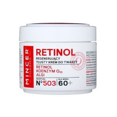 Miniaturka artykułu - MINCER Retinol Krem regenerujący 60+ 50ml