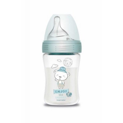 Miniaturka artykułu - Canpolbabies Haberman Butelka antykolkowa Miś - 260ml