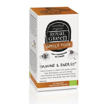 Miniaturka artykułu - ROYAL GREEN Immune & Energy - 60kaps.