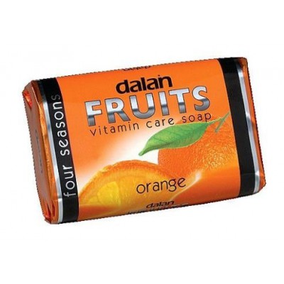 Miniaturka artykułu - DALAN FRUITS mydło w kostce pomarańcza - 100g