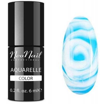 Miniaturka artykułu - NeoNail Lakier Hybrydowy Blue Aquarelle 5512-1 - 6ml