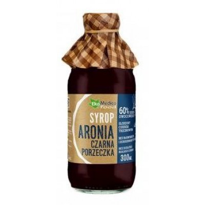 Miniaturka artykułu - EkaMedica Aronia Czarna Porzeczka syrop, 300 ml