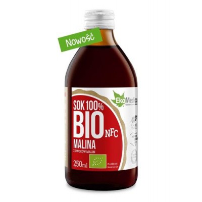 Miniaturka artykułu - Ekamedica BIO Malina płyn, 250ml