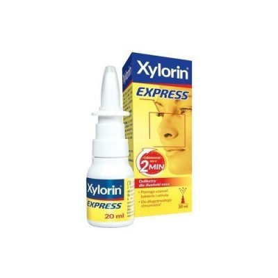 Miniaturka artykułu - Xylorin Express Spray do nosa, 20ml