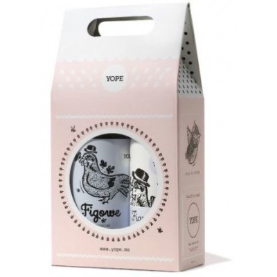 Miniaturka artykułu - YOPE Zestaw Naturalne mydło figowe, 500ml + Naturalny balsam figowy do rąk i ciała, 300ml