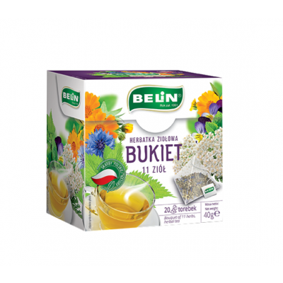 Miniaturka artykułu - BELIN Herbatka ziołowa Bukiet 11 zi&oacute;ł - 20toreb.