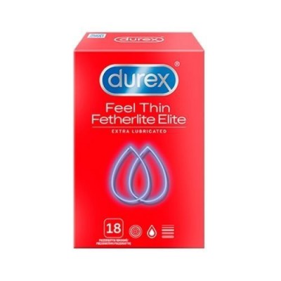 DUREX Fetherlite Elite Prezerwatywy, 18 sztuk