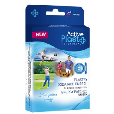 Miniaturka artykułu -  Active Plast Plastry Dodające Energii 6 szt.