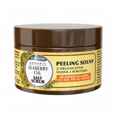 Miniaturka artykułu - GLYSKINCARE Peeling solny z organicznym olejem z rokitnika 400 g.