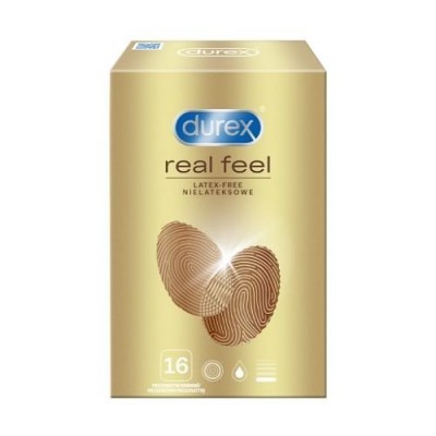 Miniaturka artykułu - DUREX Real Feel Prezerwatywy, 16 sztuk
