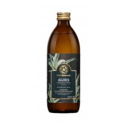 Miniaturka artykułu - Herbal Monasterium Sok z Aloesu z miąższem - 500ml