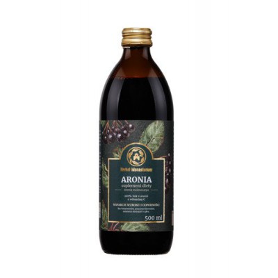 Miniaturka artykułu - HERBAL MONASTERIUM Sok z Aronii - 500ml
