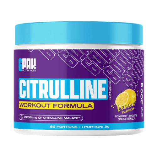 Miniaturka artykułu - 6Pak Nutrition Citrulline Cytrulina Cytryna, 200 g