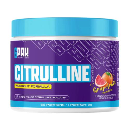Miniaturka artykułu - 6Pak Nutrition Citrulline Cytrulina Grapefruit, 200 g
