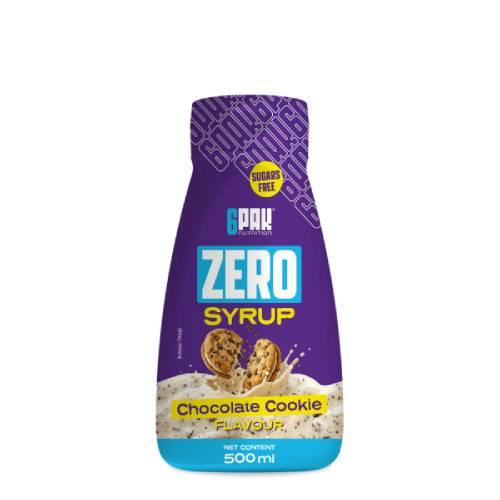 Miniaturka artykułu - 6Pak Syrup Zero Syrop bez cukru czekolada-ciasteczka, 500 ml