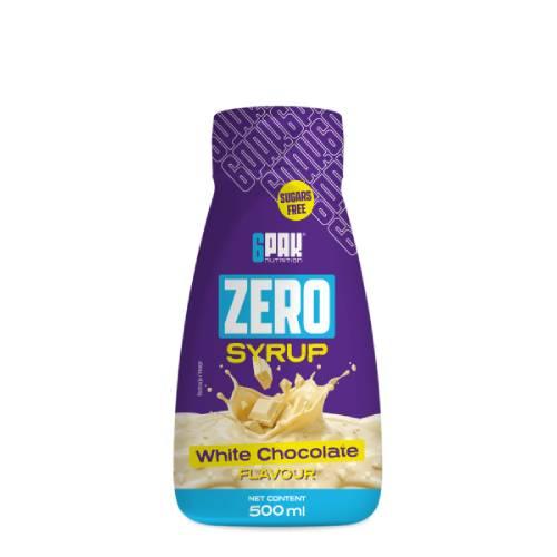 Miniaturka artykułu - 6Pak Syrup Zero Syrop bez cukru biała czekolada, 500 ml