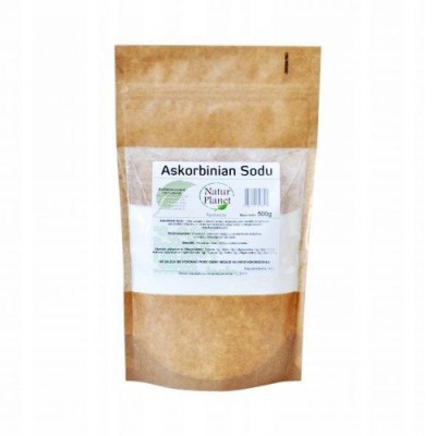 Miniaturka artykułu - NaturPlanet Askorbinian Sodu - 500g