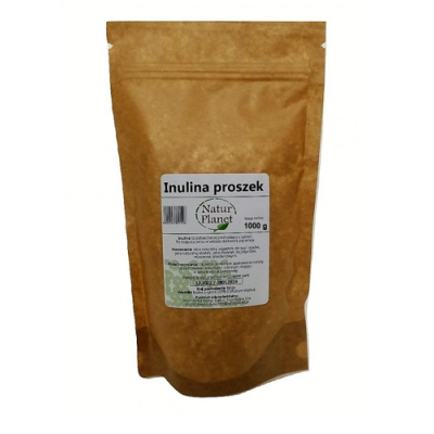 Miniaturka artykułu - Inulina proszek NaturPlanet - 1000 g