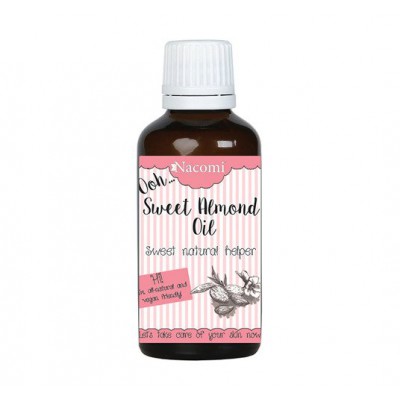 Miniaturka artykułu - NACOMI Olej słodkie migdały - 50 ml