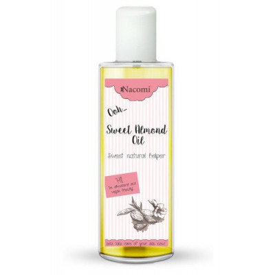 Miniaturka artykułu - NACOMI Olej słodkie migdały - 250 ml