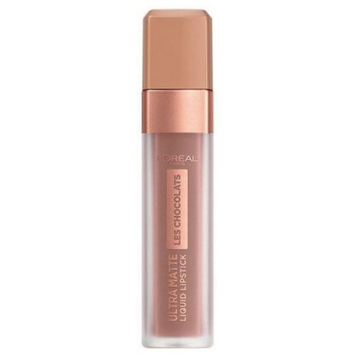 Miniaturka artykułu - L'OREAL Les Chocolats Ultra Matte 848 Dose of Cocoa - 1szt.