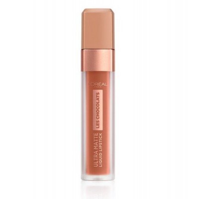 Miniaturka artykułu - L'OREAL Les Chocolats Ultra Matte 862 Volupto Choco - 1szt.