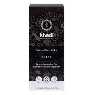 Miniaturka artykułu - KHADI henna Czarna - 100g