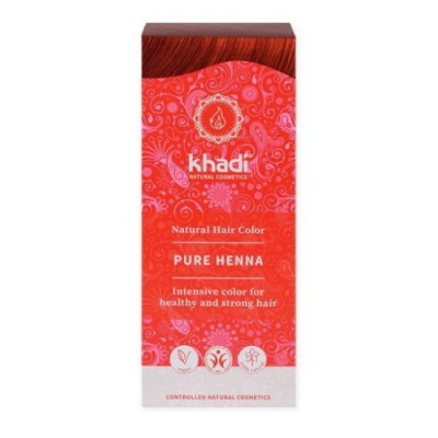 Miniaturka artykułu - KHADI Henna Naturana czerwona(ruda) - 100g
