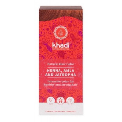 Miniaturka artykułu - KHADI Henna Naturana Amla & Jatropha - 100g