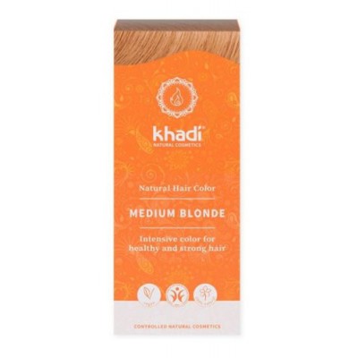 Miniaturka artykułu - KHADI Henna Średni blond - 100g
