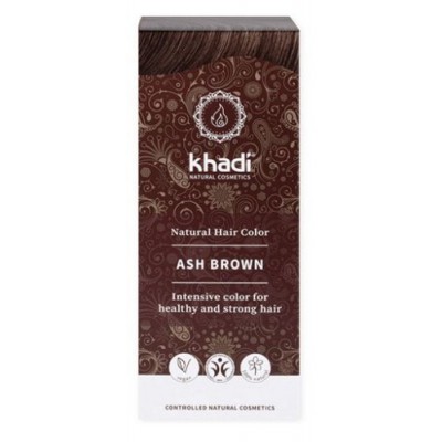 Miniaturka artykułu - KHADI Henna popielaty brąz - 100g