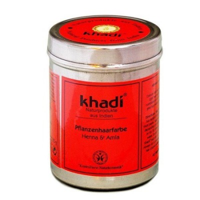 Miniaturka artykułu - KHADI Henna Amla Kaszta.-miedziany brąz, 150g