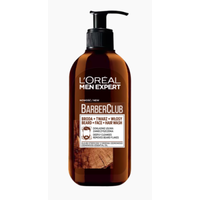 Miniaturka artykułu - L'OREAL BarberClub żel do twarzy, brody i włos&oacute;w, 200ml