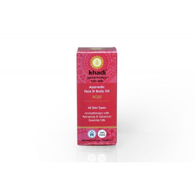 Miniaturka artykułu - KHADI olejek do ciała i twarzy rose - 10ml