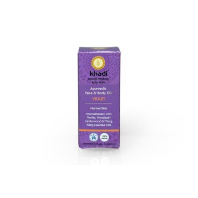 Miniaturka artykułu - KHADI olejek do twarzy i ciała fiołek - 10ml