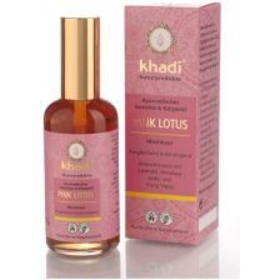 Miniaturka artykułu - KHADI olejek do twarzy i ciała r&oacute;żowy lotos - 100ml