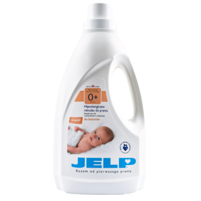 Miniaturka artykułu - JELP 0+ Mleczko do prania do kolor&oacute;w - 1,5L