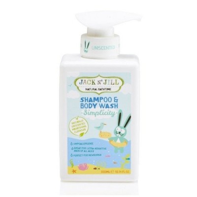 Miniaturka artykułu - Jack N'Jill Szampon i Żel do Kąpieli Simplicity - 300ml