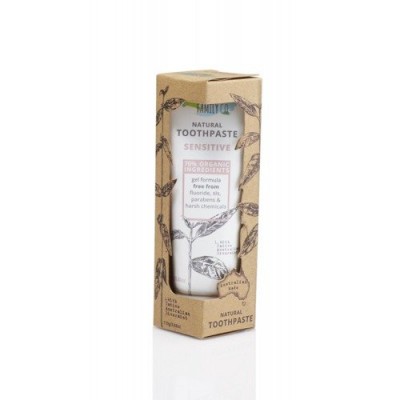 Miniaturka artykułu - NaturalFamily Sensitive Pasta do zęb&oacute;w - 110g