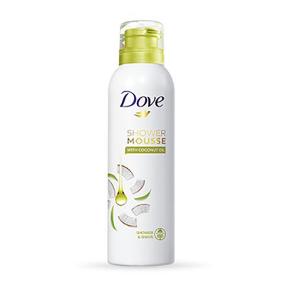 Miniaturka artykułu - Dove Mus do mycia ciała z olejkiem kokosowym, 200 ml