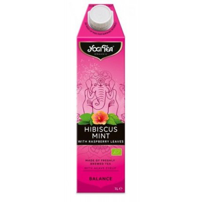 Miniaturka artykułu - YOGI TEA Nap&oacute;j Hibiscus Mint, 1L