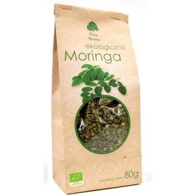 Miniaturka artykułu - Moringa liść EKO - 80g DARY NATURY