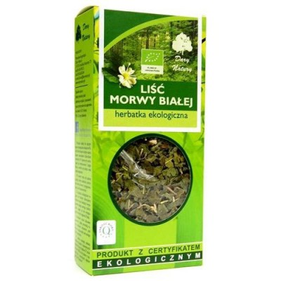 Miniaturka artykułu - Morwa Biała liść EKO 50g DARY NATURY