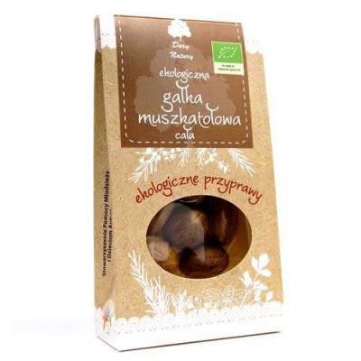 Miniaturka artykułu - Gałka muszkatołowa cała - 30g DARY NATURY