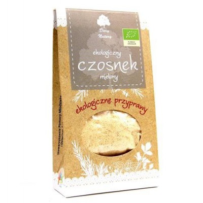 Miniaturka artykułu - EKO Czosnek mielony 50g DARY NATURY